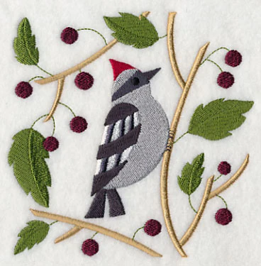 Woodpecker with Berries - Image 4