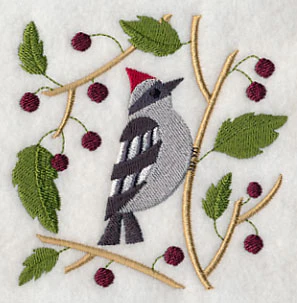Woodpecker with Berries - Image 5