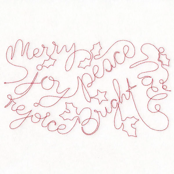 Words of Christmas Cheer (Edge-to-Edge Quilting) - Image 5
