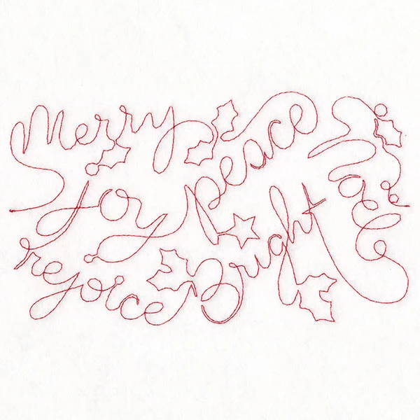 Words of Christmas Cheer (Edge-to-Edge Quilting) - Image 7