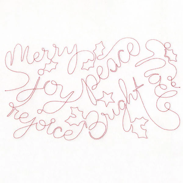 Words of Christmas Cheer (Edge-to-Edge Quilting) - Image 9