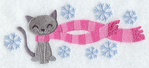 Wrapped Up In Winter Cat - Image 3