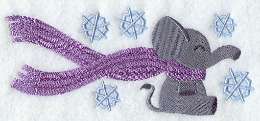 Wrapped Up In Winter Elephant - Image 3