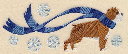 Wrapped Up In Winter English Bulldog - Image 4