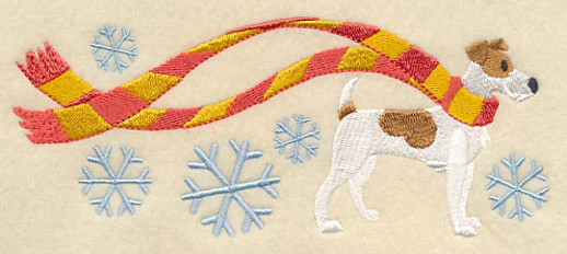 Wrapped Up in Winter Jack Russell Terrier - Image 4