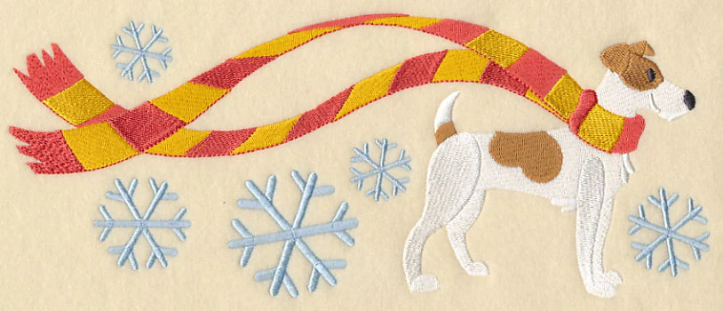 Wrapped Up in Winter Jack Russell Terrier - Image 5