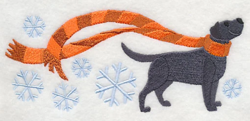 Wrapped Up in Winter Labrador - Image 4