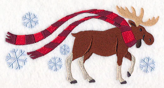 Wrapped Up in Winter Moose - Image 4