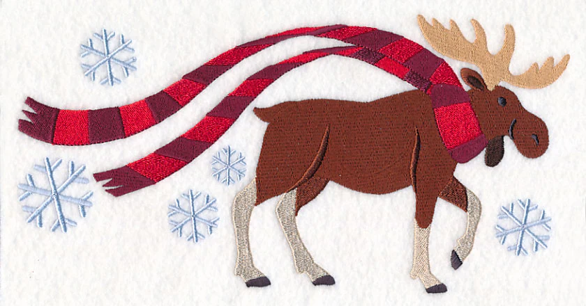 Wrapped Up in Winter Moose - Image 5