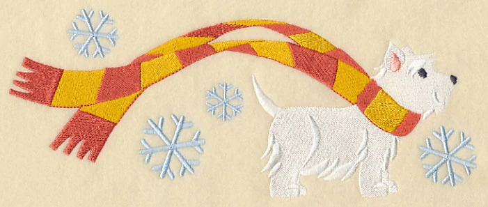 Wrapped Up In Winter West Highland Terrier - Image 2