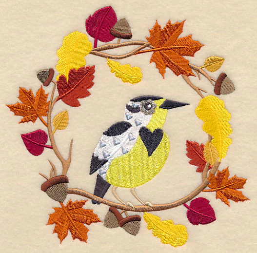 Wreathed in Autumn Meadowlark - Image 2