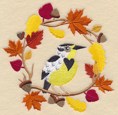 Wreathed in Autumn Meadowlark - Image 3