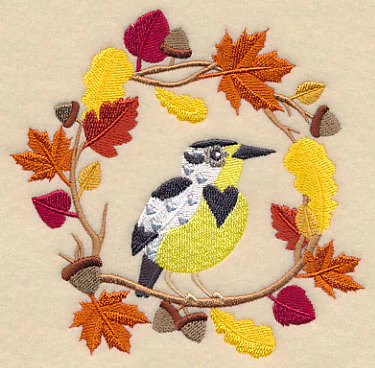 Wreathed in Autumn Meadowlark - Image 4