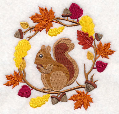 Wreathed in Autumn Squirrel - Image 4