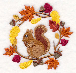 Wreathed in Autumn Squirrel - Image 5