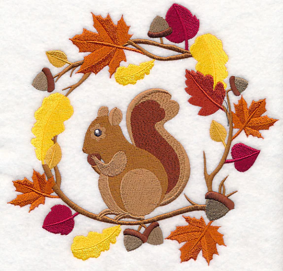 Wreathed in Autumn Squirrel - Image 6