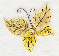 Yellow Leafy Butterfly - Image 2