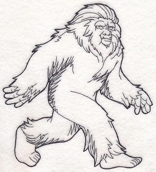 Yeti Etching