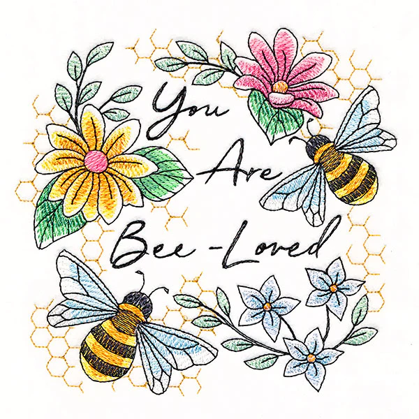 You Are Bee-loved Wreath - Image 5