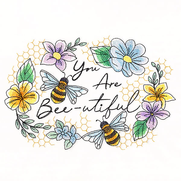 You Are Bee-utiful Wreath - Image 2