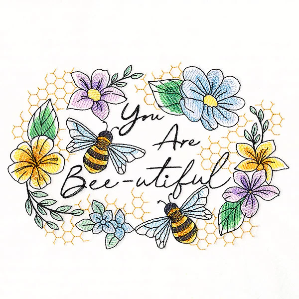 You Are Bee-utiful Wreath - Image 3