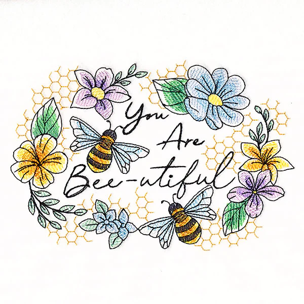 You Are Bee-utiful Wreath - Image 4