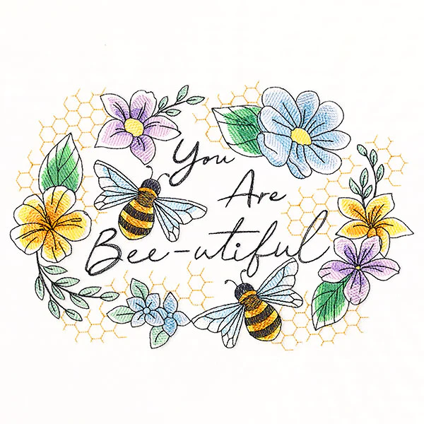 You Are Bee-utiful Wreath - Image 5