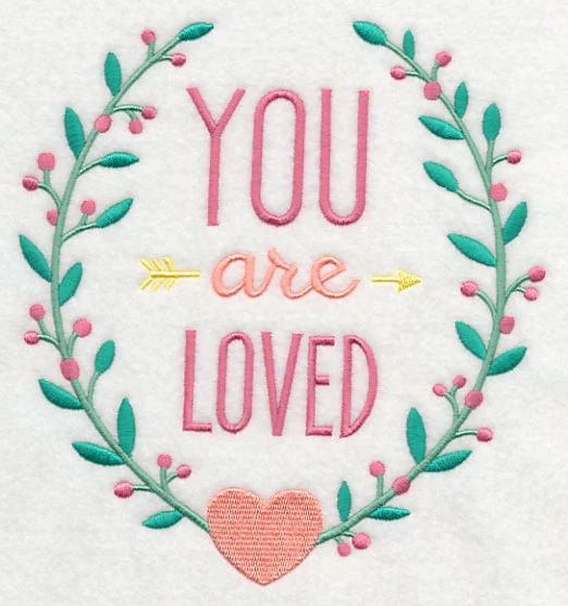 You Are Loved Wreath - Image 2