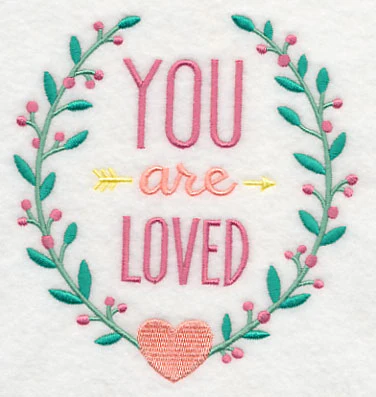 You Are Loved Wreath - Image 4