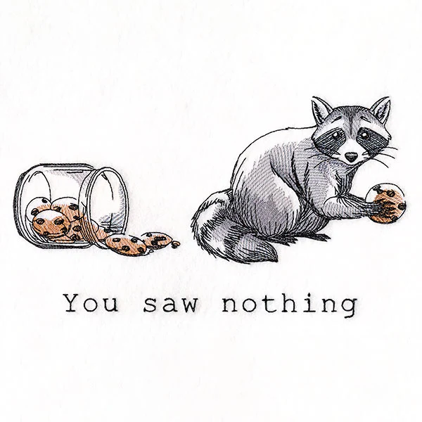 You Saw Nothing Raccoon - Image 2