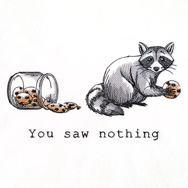 You Saw Nothing Raccoon - Image 3