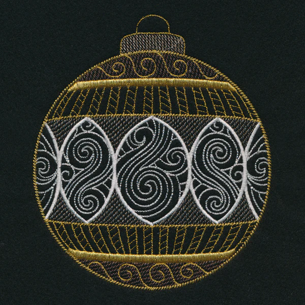 Yuletide Glamour Ornament - Image 2