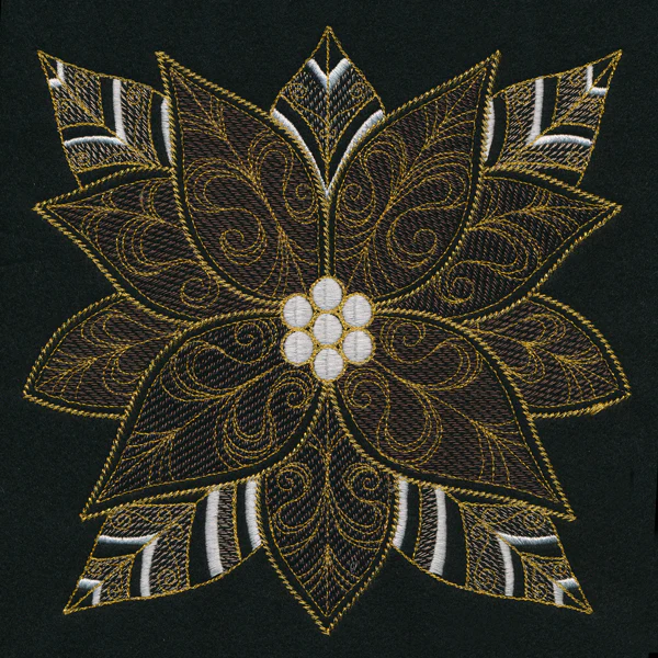 Yuletide Glamour Poinsettia