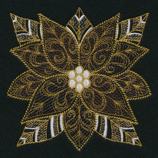 Yuletide Glamour Poinsettia - Image 4