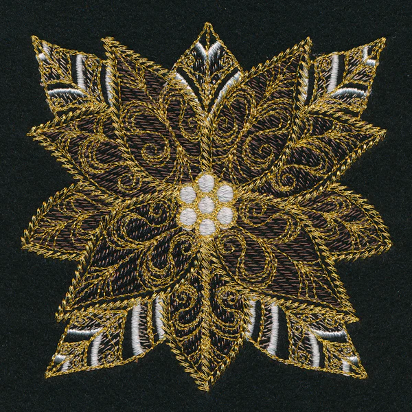 Yuletide Glamour Poinsettia - Image 5