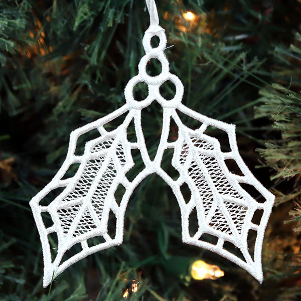 Yuletide Treasures - Holly (Lace) - Image 4