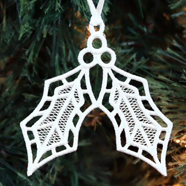 Yuletide Treasures - Holly (Lace) - Image 7