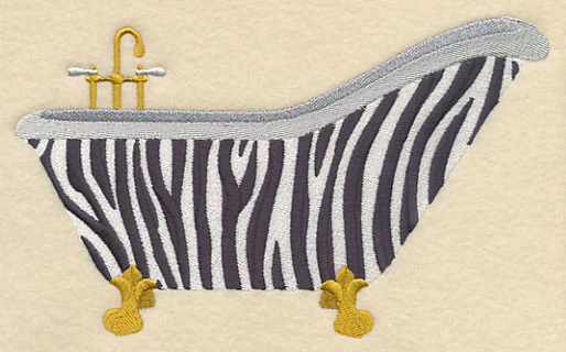 Zebra Print Bathtub - Image 2