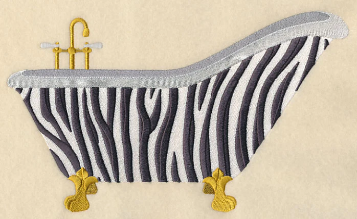 Zebra Print Bathtub - Image 4