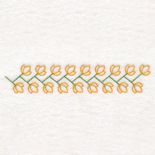 Zigzag Floral Border (Vintage) - Image 2