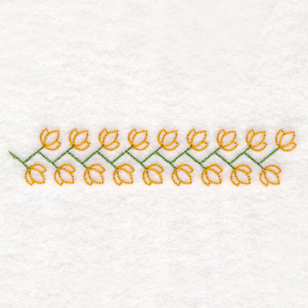 Zigzag Floral Border (Vintage) - Image 3