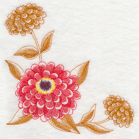 Zinnia Corner (Toile) - Image 4